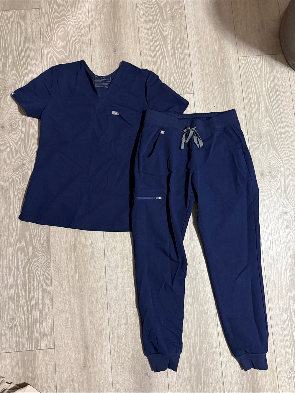 FIGS Navy Blue Jogger Scrub Set - Women's